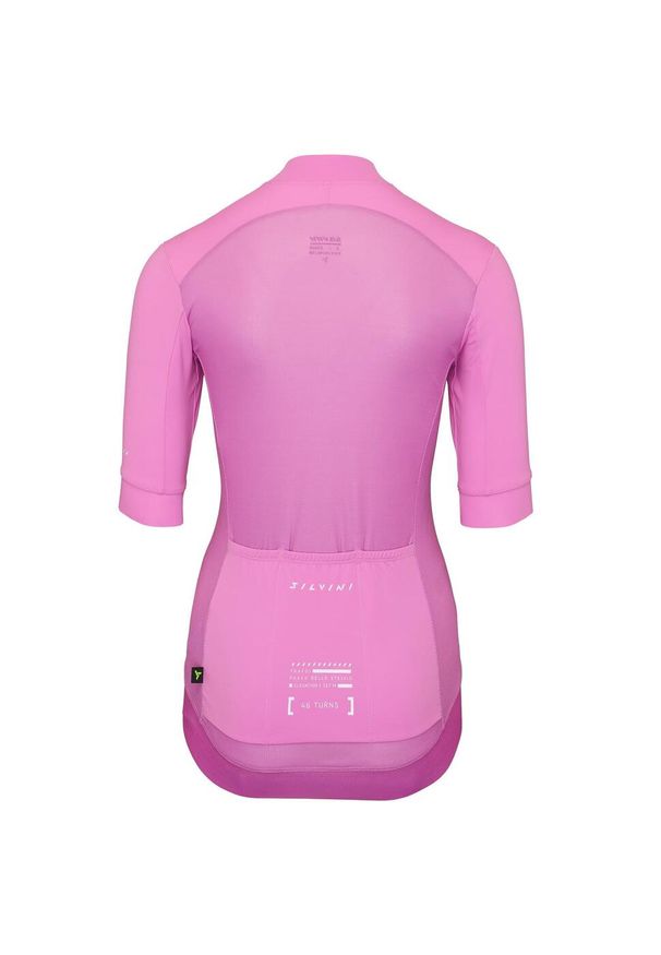 Silvini - Koszulka rowerowa (z krótkim rękawem) damska SILVINI Women Jersey TRAFOIA. Kolor: różowy. Materiał: jersey. Długość rękawa: krótki rękaw. Długość: krótkie