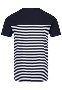 Regatta T-Shirt Shorebay RMT266 Granatowy Regular Fit. Kolor: niebieski. Materiał: bawełna