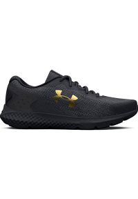 Buty Under Armour Charged Rouge 3 Knit M 3026140 002 czarne. Zapięcie: sznurówki. Kolor: czarny. Materiał: guma, syntetyk, dzianina, materiał. Szerokość cholewki: normalna