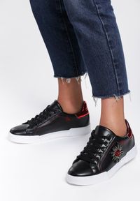 Renee - Czarne Sneakersy Citrine. Kolor: czarny. Obcas: na płaskiej podeszwie #2