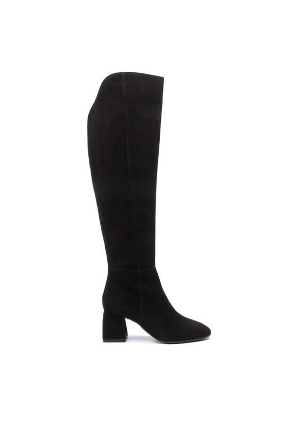 Baldowski Kozaki Baldowski D02338-4330-027 Czarny. Kolor: czarny. Materiał: zamsz, skóra