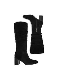 Nine West Kozaki CEO-BASZIRA-01 Czarny. Kolor: czarny. Materiał: materiał #7