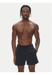 TOMMY HILFIGER - Tommy Hilfiger Szorty kąpielowe Essential UM0UM02793 Granatowy Regular Fit. Kolor: niebieski. Materiał: syntetyk
