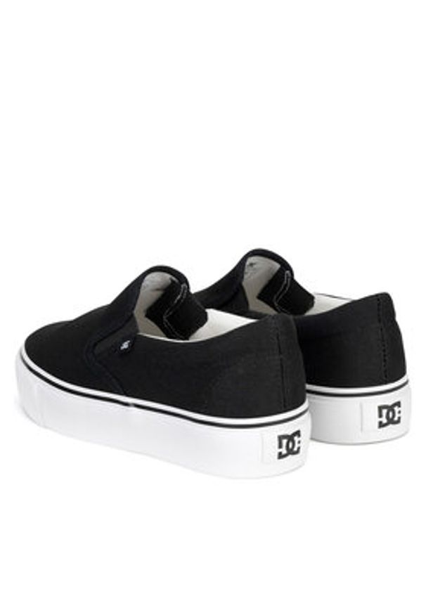 DC Tenisówki WFA3015-1 Czarny. Kolor: czarny. Materiał: materiał