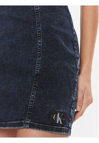 Calvin Klein Jeans Sukienka jeansowa J20J223237 Granatowy Slim Fit. Kolor: niebieski. Materiał: bawełna #3