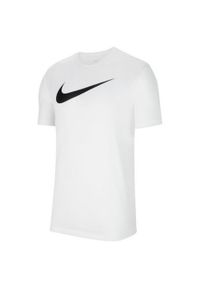 Nike - Męska Koszulka Park DriFIT. Kolor: biały. Sport: turystyka piesza