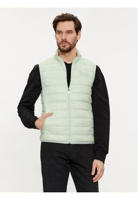 EA7 Emporio Armani Bezrękawnik 8NPQ01 PN29Z 1133 Zielony Regular Fit. Kolor: zielony. Materiał: syntetyk. Długość rękawa: bez rękawów