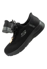 skechers - Buty sportowe sneakersy damskie Skechers Dynamight 2.0 SLIP-INS. Kolor: czarny. Sport: fitness