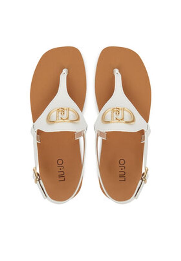 Liu Jo Sandały Saba 12 SA5085 P0102 Biały. Kolor: biały. Materiał: skóra