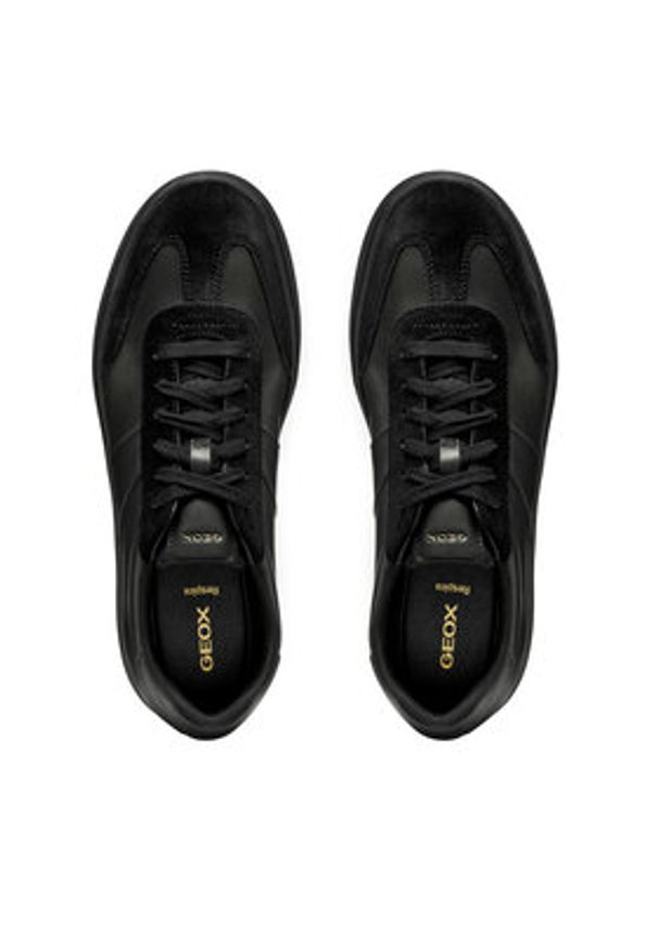 Geox Sneakersy U Baltmoore U56LDF 08522 C9999 Czarny. Kolor: czarny. Materiał: skóra