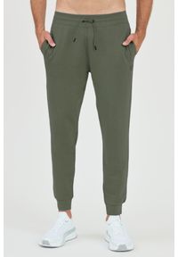 Guess - GUESS Zielone męskie spodnie dresowe Aldwin, Rozmiar S. Kolor: zielony. Materiał: dresówka #1