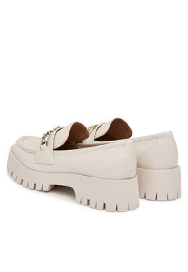 Guess Loafersy FLPALR FAL14 Écru. Materiał: skóra