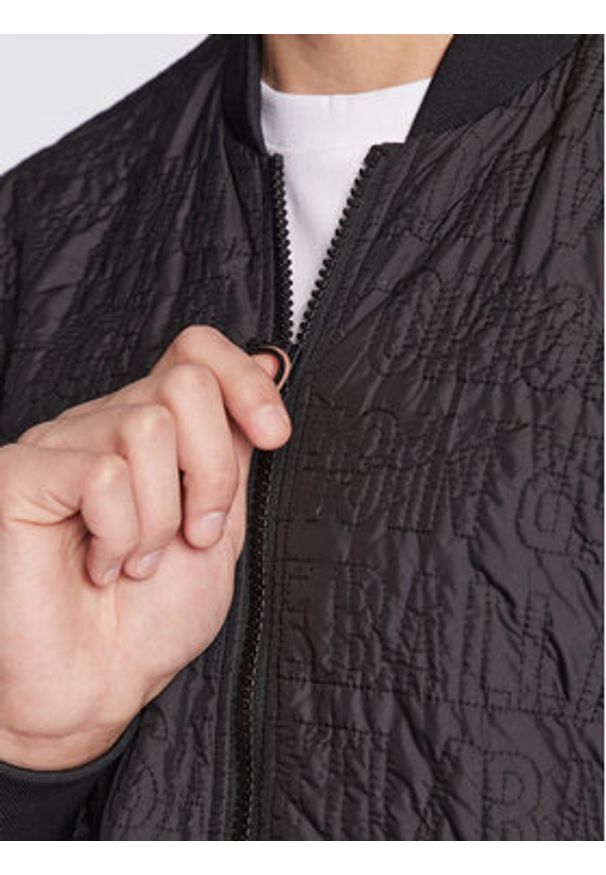 Ice Play Kurtka bomber 23E U1M0 J021 6408 9000 Czarny Regular Fit. Kolor: czarny. Materiał: syntetyk