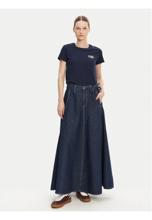 Levi's® T-Shirt 17369-2949 Granatowy Regular Fit. Kolor: niebieski. Materiał: bawełna