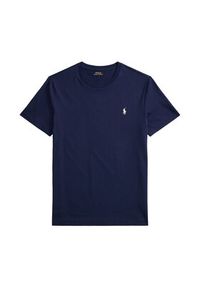 Polo Ralph Lauren T-Shirt 710671438525 Granatowy Slim Fit. Typ kołnierza: polo. Kolor: niebieski. Materiał: bawełna #4