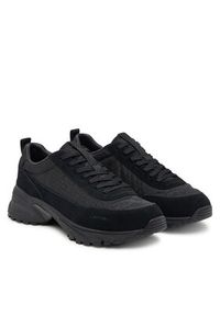 Calvin Klein Sneakersy Hike Runner Casual NY-Su Aop YM0YM01378 Czarny. Okazja: na co dzień. Kolor: czarny. Materiał: materiał #6