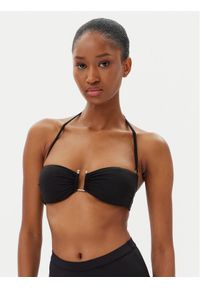 Max Mara Beachwear Góra od bikini Amelia 2516821199 Czarny. Kolor: czarny. Materiał: syntetyk