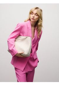 Reserved - Torebka z imitacji skóry - złamana biel. Materiał: skórzane #1