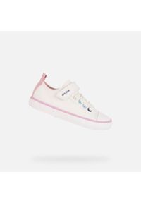 Geox - Buty GEOX J GISLI G. A Biały. Kolor: biały. Materiał: syntetyk, tkanina. Sport: turystyka piesza #1