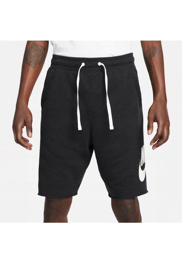 Spodenki Męskie Nike M Nk Club Alumni Hbr Ft Short. Kolor: czarny. Długość: krótkie. Sezon: lato