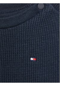 TOMMY HILFIGER - Tommy Hilfiger Komplet t-shirt i spodenki KN0KN01597 Granatowy Regular Fit. Kolor: niebieski. Materiał: bawełna #2