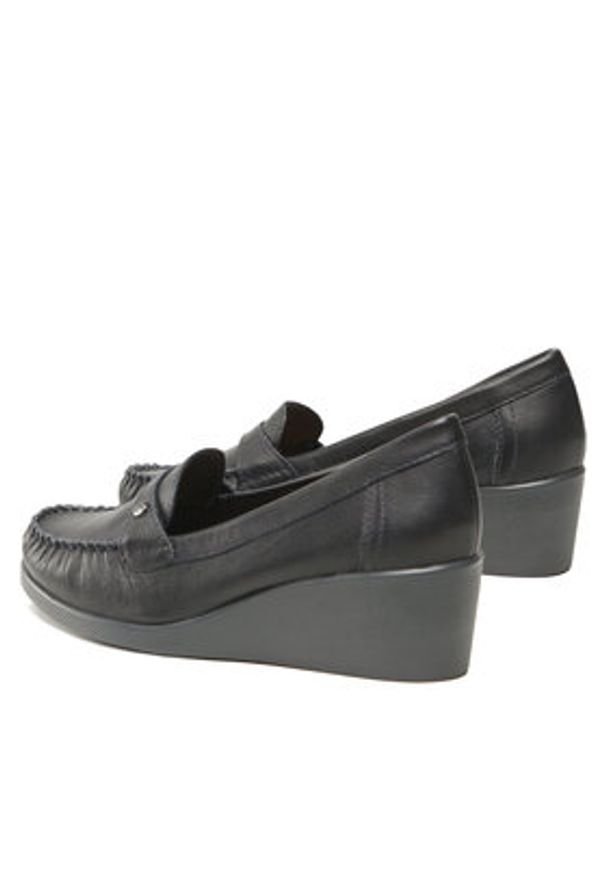 Go Soft Półbuty EST-295-14 Granatowy. Kolor: niebieski. Materiał: skóra