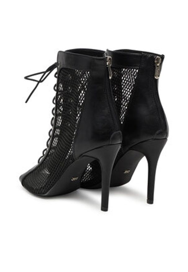 DeeZee Botki HY8372-3 Czarny. Kolor: czarny. Materiał: skóra