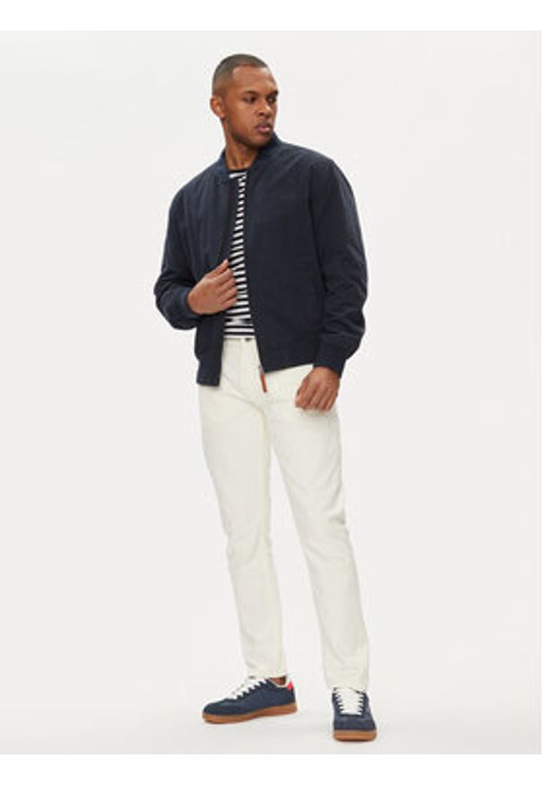 Pepe Jeans Kurtka bomber Ving PM402970 Granatowy Regular Fit. Kolor: niebieski. Materiał: bawełna