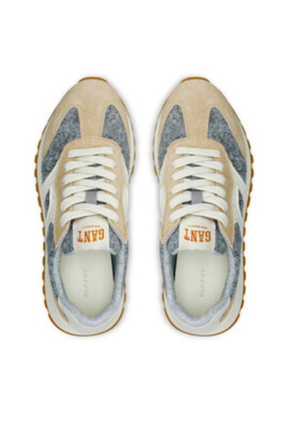 GANT - Gant Sneakersy 31538985 Beżowy. Kolor: beżowy. Materiał: zamsz, skóra