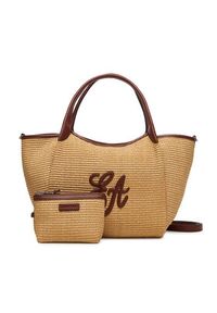 Emporio Armani Torebka EW001009 AF25819 M1334 Brązowy. Kolor: brązowy. Materiał: skórzane #6