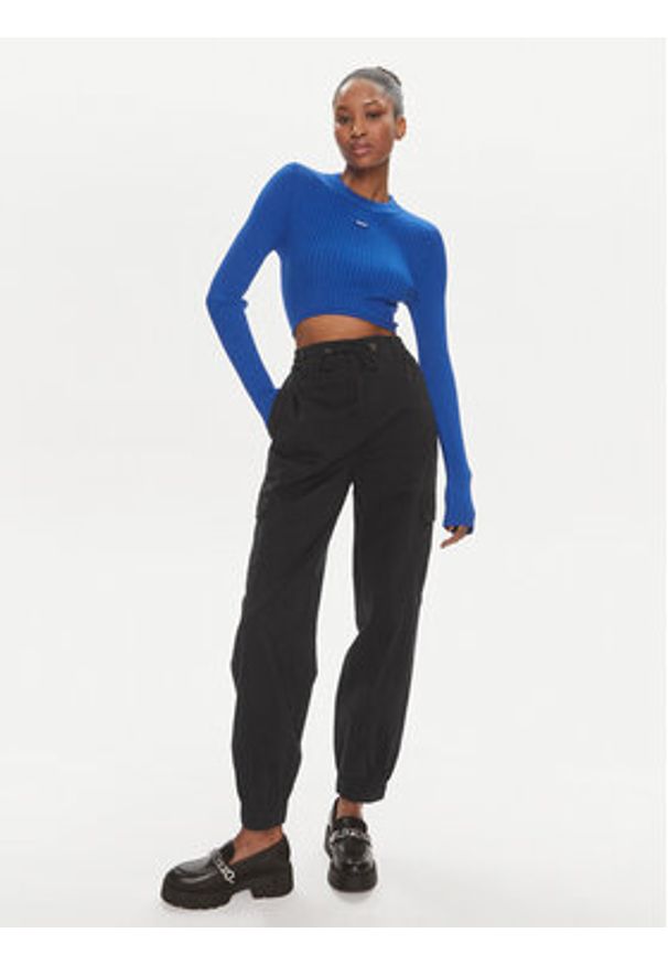 Hugo Joggery Hisune-1 50511288 Czarny Relaxed Fit. Kolor: czarny. Materiał: bawełna