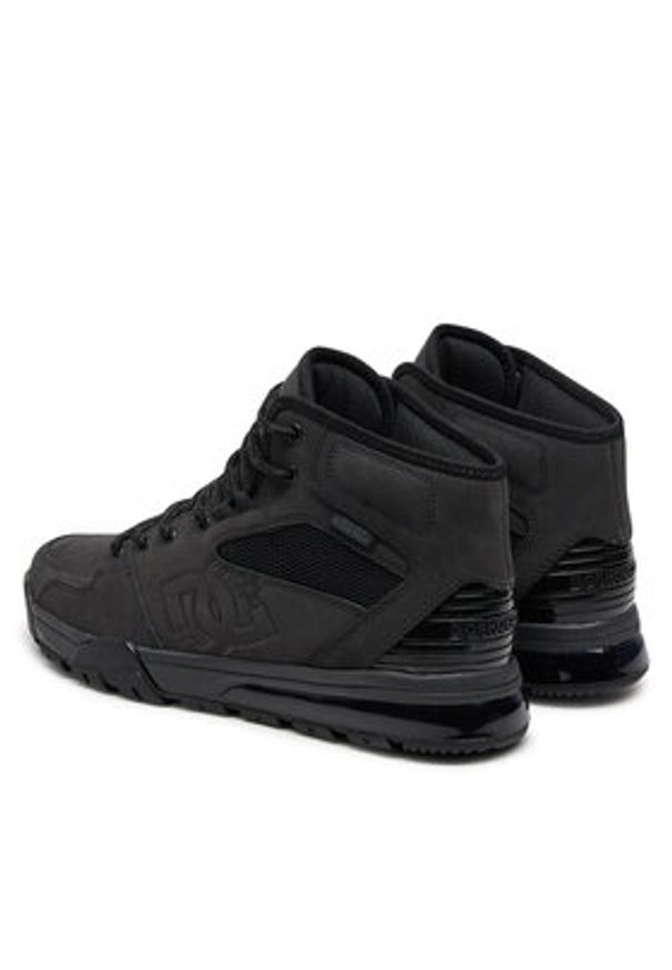 DC Sneakersy Versatile Hi Wr ADYB100019-3BK Czarny. Kolor: czarny. Materiał: skóra
