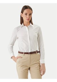 GANT - Gant Koszula 4300486 Biały Slim Fit. Kolor: biały. Materiał: bawełna #1
