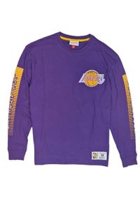 Mitchell & Ness - Koszulka z długim rękawem Lakers. Kolor: fioletowy. Długość rękawa: długi rękaw. Długość: długie. Sport: koszykówka #1