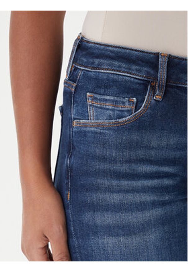 Guess Jeansy Annette W2YA99 D4Q03 Granatowy Skinny Fit. Kolor: niebieski