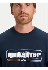 Quiksilver T-Shirt EQYZT08179 Granatowy Regular Fit. Kolor: niebieski. Materiał: bawełna #3