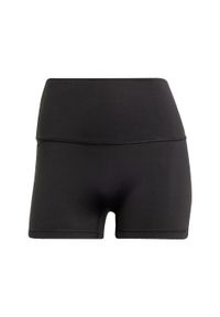 Adidas - Legginsy All-Me Sculpt Booty Short. Kolor: czarny. Technologia: ClimaCool (Adidas). Długość: krótkie. Sport: fitness