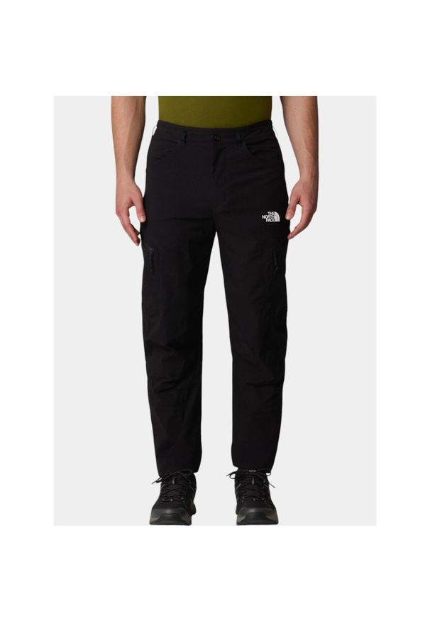 Spodnie turystyczne męskie The North Face M Exploration Reg Tapered. Kolor: czarny. Sport: turystyka piesza