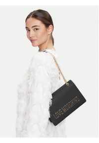 Love Moschino - LOVE MOSCHINO Torebka JC4192PP1NKD0000 Czarny. Kolor: czarny. Materiał: skórzane #6