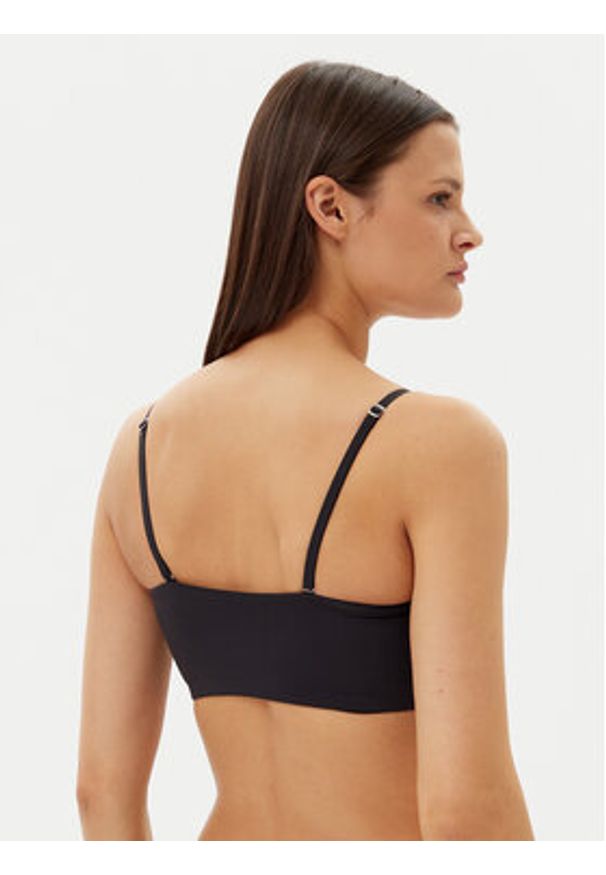 Hunkemöller Biustonosz top Smooth 206769 Czarny. Kolor: czarny. Materiał: syntetyk