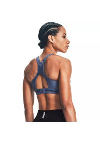 Biustonosz sportowy Under Armour High Crossback Bra. Kolor: niebieski