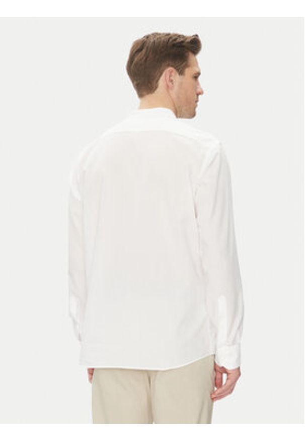 BOSS Koszula H-Joe-Standup-252 50539209 Biały Regular Fit. Kolor: biały. Materiał: bawełna