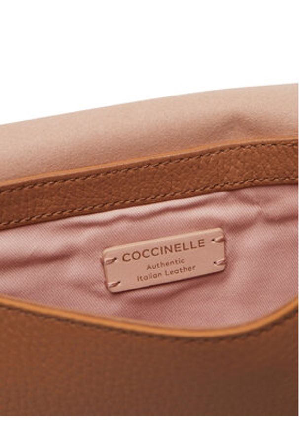 Coccinelle Torebka E5 QBB 52 01 01 Beżowy. Kolor: beżowy. Materiał: skórzane