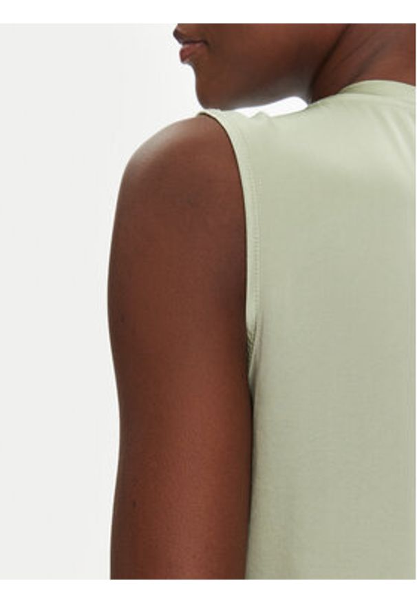 ViCOLO Bluzka TD0006 Zielony Relaxed Fit. Kolor: zielony. Materiał: wiskoza, satyna