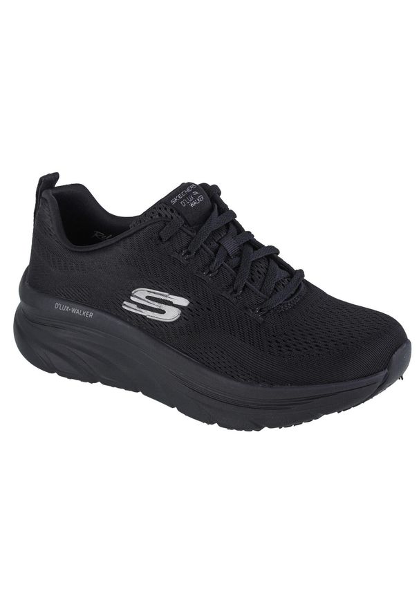 skechers - Buty sportowe Sneakersy damskie, Skechers D'Lux Walker - Fresh Finesse. Kolor: czarny. Sport: turystyka piesza