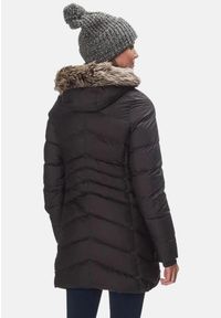 Kurtka uniwersalna damska Marmot Montreal Coat. Typ kołnierza: kaptur. Kolor: czarny. Materiał: syntetyk. Długość: długie. Sezon: zima