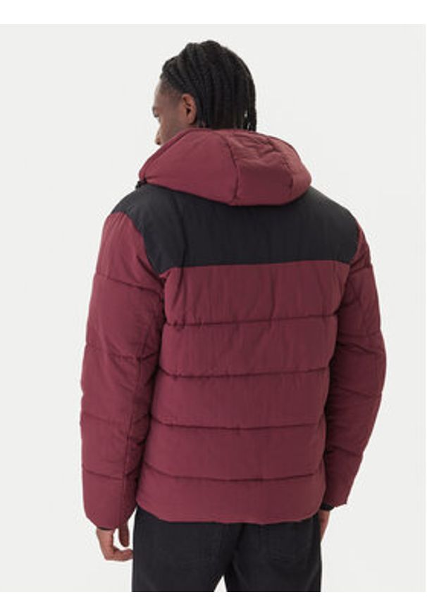 Nautica Kurtka zimowa Pocatello FZ Coat N1T04061 Bordowy Regular Fit. Kolor: czerwony. Materiał: syntetyk. Sezon: zima
