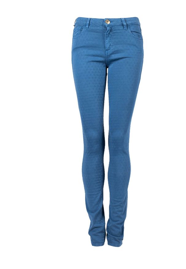 Trussardi Jeans Spodnie | 56J00059 | Kobieta | Niebieski. Kolor: niebieski. Materiał: bawełna, elastan