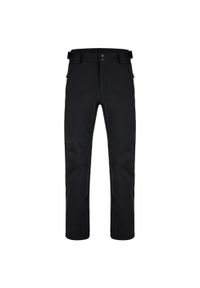 HSN - Męskie Spodnie Softshell LAEP Lupic Czarne - Wiatroodporne i Elastyczne. Kolor: czarny. Materiał: softshell. Długość: długie