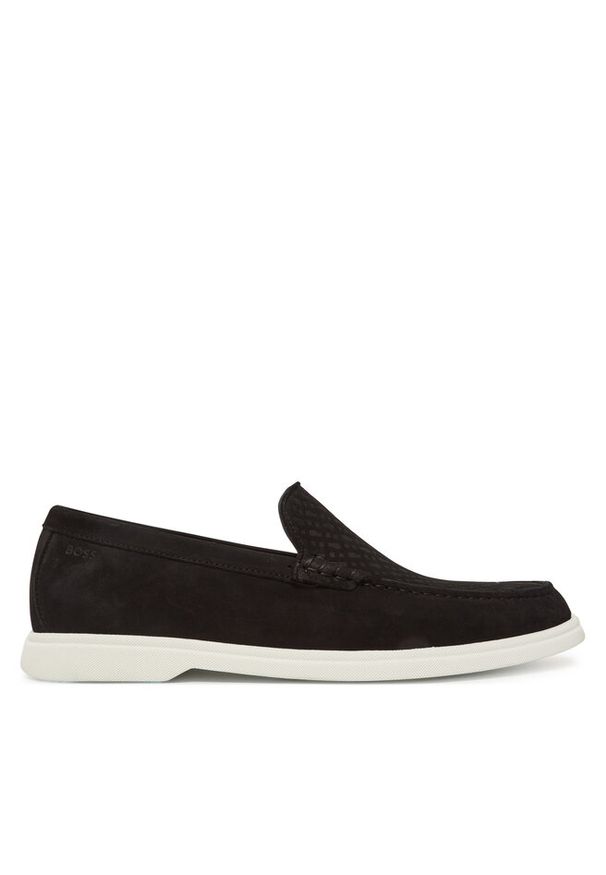 Mokasyny BOSS. Kolor: czarny